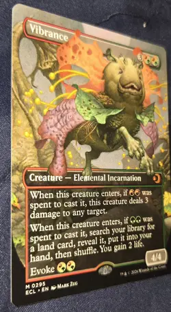 Vibrance ~ Lorwyn Eclipsed ~ PACKFRESH ~ Extended Art ECL MTG Borderless - Image 2