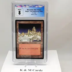 MTG - Ice Age - Mountain - Graded - CGC 8.0 - Image 1