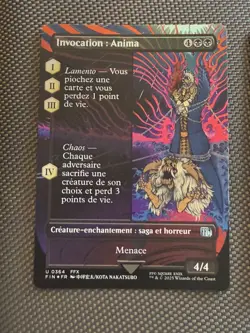 Mtg FIN Final Fantasy Showcase - Summon Invocation: Anima FR FOIL -NM - Image 1