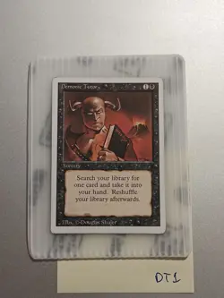Demonic Tutor Magic MTG Revised 3rd Edition - Image 1