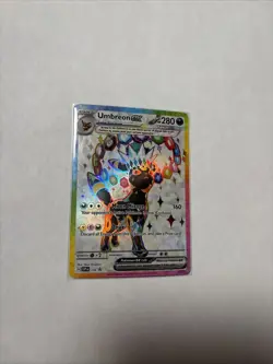 Pokemon TCG Umbreon EX 176 Black Star Promo Full Art Holo Near Mint - Image 1