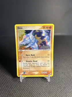Pokemon TCG Onix 69/109 Team Rocket Returns Reverse Holo HP - Image 1