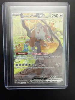 Pokemon 2024 Twilight Masquerade Bloodmoon Ursaluna EX#216/167 SIR NM - Image 1