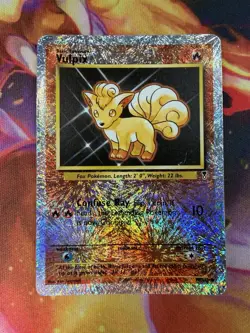 Vulpix 98/110 HP-DMG Reverse Holo Legendary Collection 2002 WoTC Pokemon TCG - Image 1