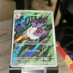 Arbok Illustration Rare Holo - 176/162 - Temporal Forces Pokemon 2024 - Image 1