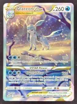 2023 Pokemon Sword & Shield Crown Zenith Galarian Gallery #GG40/GG70 Glaceon VST - Image 1