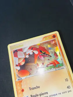 Carte Pokemon Groudon 5/106 REVERSE Holo Ex Emeraude Bloc Ex STAMP - Image 2