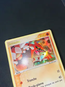 Carte Pokemon Groudon 5/106 REVERSE Holo Ex Emeraude Bloc Ex STAMP - Image 3