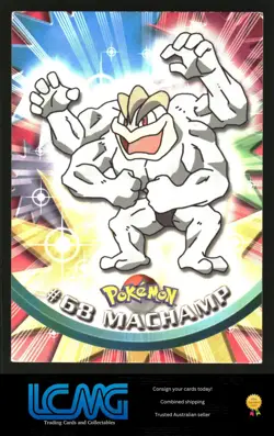 Topps TV Animation Edition Pokemon - Machamp #68 L9D - Image 1