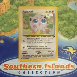 Pokemon Vintage Southern Islands Jigglypuff 8/18 Rare Wotc Promo - Image 1