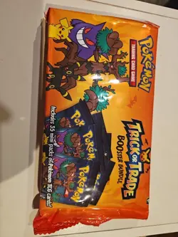 2024 Pokemon Trick or Trade Booster Bundle SEALED NEW (35 Mini Packs) - Image 1