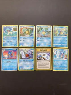 Pokemon TCG - Squirtle Wartortle Blastoise Theme Lot - Image 1
