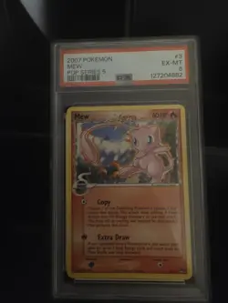 2007 Pokemon Pop Series 5 Mew Psa 6 - Image 1