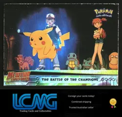 Topps TV Animation Pokemon Mewtwo Strikes Back HOLO The Battle of Champions L9D - Image 1