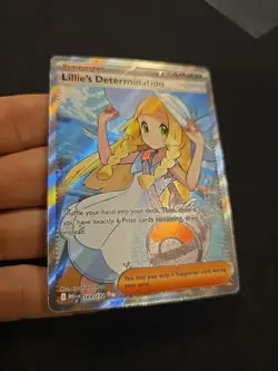 Pokemon TCG Lillie's Determination 169/132 Me01 Holo Ultra Rare English + BONUS - Image 2