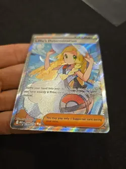 Pokemon TCG Lillie's Determination 169/132 Me01 Holo Ultra Rare English + BONUS - Image 3