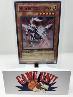 YuGiOh Majestic Mech - Ohka DR04-EN195 Dark Revelation Volume 4 Super Rare LP - Image 1