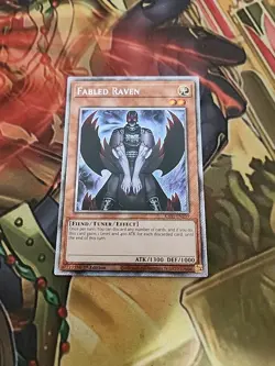 Fabled Raven RA03-EN239 Platinum Secret Rare 1st Ed NM Yugioh - Image 1