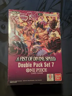ONE PIECE FIST of the DIVINE SPEED DOUBLE PACK SET7 DP -07 English NEW SEALED - Image 1