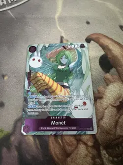 Monet (Dash Pack) OP14-074 The Azure Sea's Seven Foil BAN DAI ONE PIECE 14 WIFU - Image 1