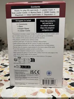 One Piece TCG English Three Brothers Starter Deck ST-13 New Sealed Sold Out - Image 2