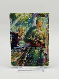 One Piece CCG Roronoa Zoro PRB02-006 OP14 The Azure Sea’s Seven Special - Image 1