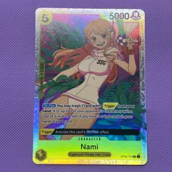 Nami SR OP08-106 ENGLISH ONE PIECE Card Game Two Legends NM - Image 1