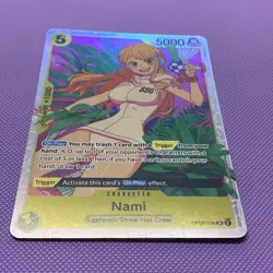 Nami SR OP08-106 ENGLISH ONE PIECE Card Game Two Legends NM - Image 2