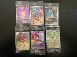 Pokemon TCG - 6 Sealed Promo Card Lot - Mixed ETB Sealed Promo Cards - Image 1