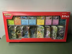 Pokemon: Prismatic Evolutions Costco 8 Mini-Tin Bundle w/ Promo Cards New Sealed - Image 2