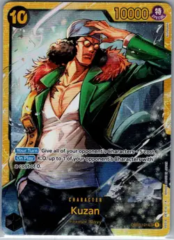 Kuzan OP02-121 SEC Paramount War - One Piece Card Game - NM - Image 1