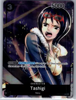 Tashigi Box Topper OP02-105 Alt Art English Paramount War - One Piece Card - NM - Image 1