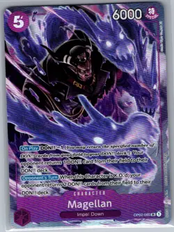 Magellan (Alt Art) OP02-085 English Paramount War - One Piece Card - NM - Image 1
