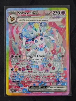 Pokemon Sylveon EX TCG Prismatic Evolutions Holo Rare Card 156/131 SV - Image 1