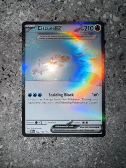 Pokemon TCG Cards Eiscue ex 222/197 Obsidian Flames Special Illustration Rare - Image 3