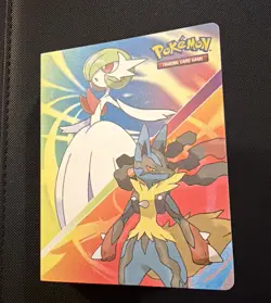 Pokemon Mini Binder Portfolio w/ Full Art & Holo Cards Inside - Image 1