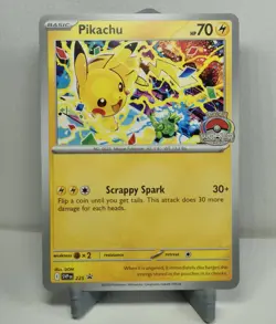 Pikachu World Championships 2025 SVP 225 Promo Pokemon Card - Image 1