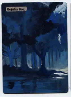 Bojuka Bog Altered Art Mtg Hand Painted Card Commander - Image 1