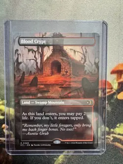 Blood Crypt (Borderless) Lorwyn Eclipsed Regular - Image 1