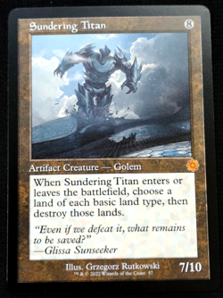 Sundering Titan - The Brothers' War - NM - EN - 57 - Image 1