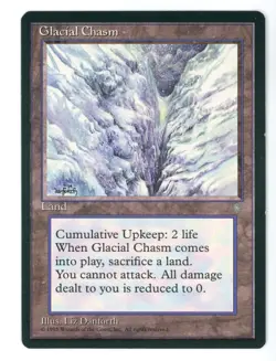 Glacial Chasm -- MTG (P/HP Quality) - Ice Age - See scans! - Image 1