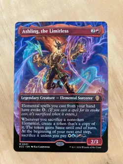 Ashling, the Limitless (Borderless) Commander: Lorwyn Eclipsed Regular ECC #0001 - Image 1