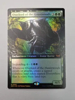 Overlord of the Hauntwoods (Extended Art) Duskmourn: House of Horror Foil - Image 1