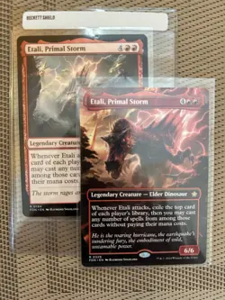 MTG - Etali, Primal Storm - Borderless - Foundations - Pack Fresh + Bonus - Image 3