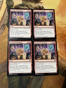 Unexpected Windfall (164) Adventures in the Forgotten Realms x4 4x AFR MTG Magic - Image 1