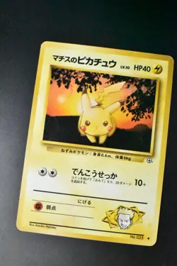 Lt. Surge's Pikachu No. 025 Gym Heroes 1998 Japanese Pokemon Card - Image 3