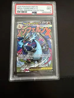 Pokemon TCG Mega Charizard x Black Star Promo #23 Phantasmal Flames PSA 9 - Image 1