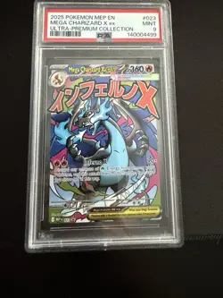 Pokemon TCG Mega Charizard x Black Star Promo #23 Phantasmal Flames PSA 9 - Image 2