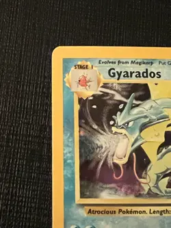 Pokemon Base Set Gyarados Holo - Lightly Played LP - Original Vintage 6/102 WOTC - Image 3