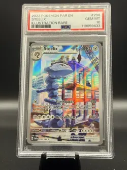 Pokemon TCG Steelix Paradox Rift Psa 10 - Image 1
